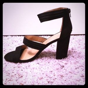 Charlotte Russe black strappy heels